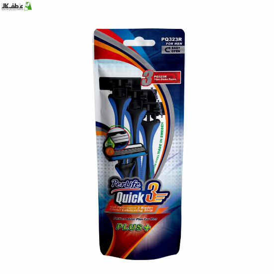 تصویر  خود تراش پرلایف مدل Galaxy3Plus بسته 2 عددی