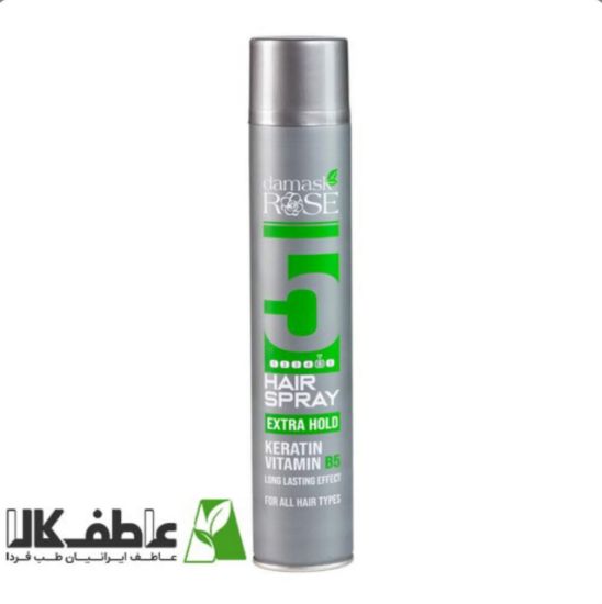 تصویر  اسپری مو داماسک رُز مدل EXTRA حجم 500 میلی لیتر
