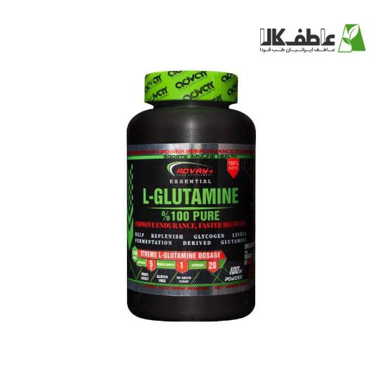 تصویر  مکمل L-Glutamine 100% Pure برند Advay+ (100 گرم)