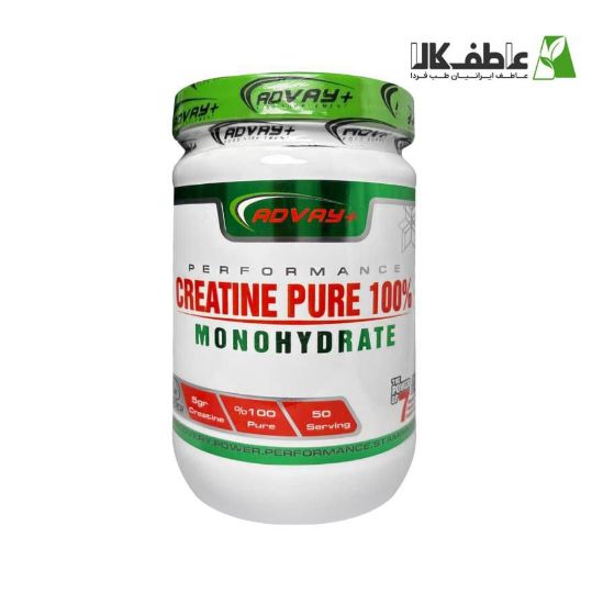 تصویر  مکمل کراتین Creatine Pure 100% Monohydrate (50 Servings) برند Advay+ (250 گرم)