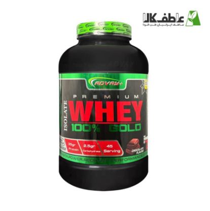 تصویر  پودر پروتئین وی ایزوله Premium Whey Isolate 100% Gold (Chocolate Flavor) برند ADVAY+