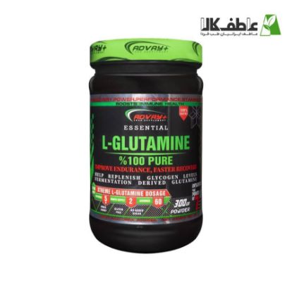 تصویر  مکمل ال-گلوتامین Essential L-Glutamine برند ADVAY+ (300 گرم)