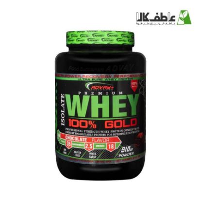 تصویر  پروتئین وی ایزوله 910 WHEY 100% GOLD ISOLATE برند ADVAY+