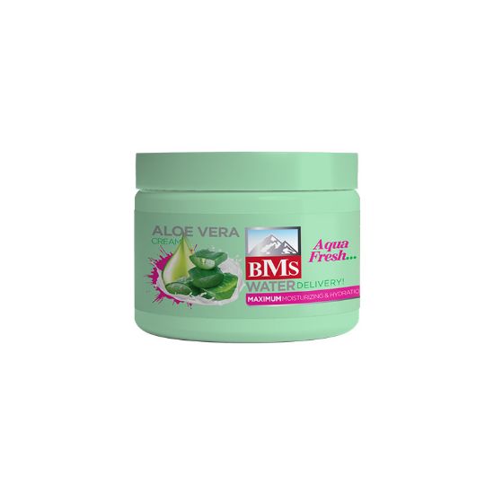 تصویر  کرم مرطوب کننده آلوئه ورا کاسه‌ای بی.ام.اس