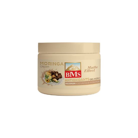 تصویر  کرم مرطوب کننده عصاره مورینگا کاسه‌ای بی.ام.اس