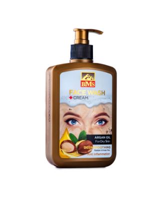 تصویر  ژل-کرم شست و شوی صورت حاوی روغن آرگان بی.ام.اس