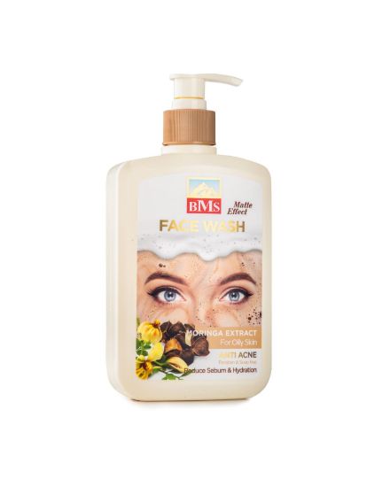 تصویر  ژل شست و شوی صورت بی.ام.اس حاوی عصاره مورینگا بی.ام.اس