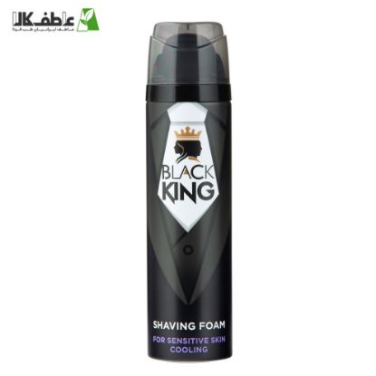 تصویر  فوم اصلاح خنک کننده صورت پوست حساس بلک‌کینگ