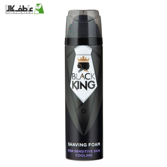 تصویر  فوم اصلاح خنک کننده صورت پوست حساس بلک‌کینگ