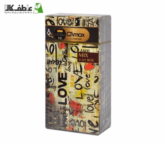 تصویر  کاندوم کلایمکس (Climax) مدل  Mix10  بسته 12 عددی