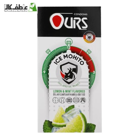 تصویر  کاندوم اورز مدل Ice Mohito بسته 12 عددی
