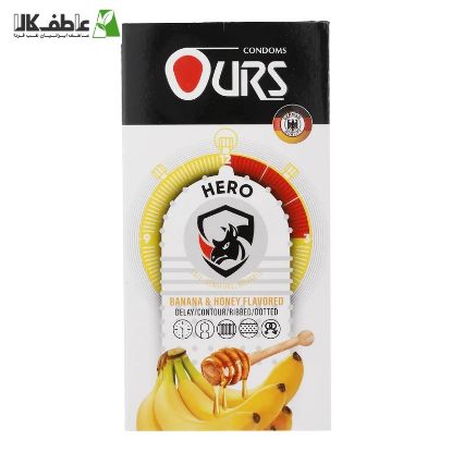تصویر  کاندوم اورز مدل Hero بسته 12 عددی