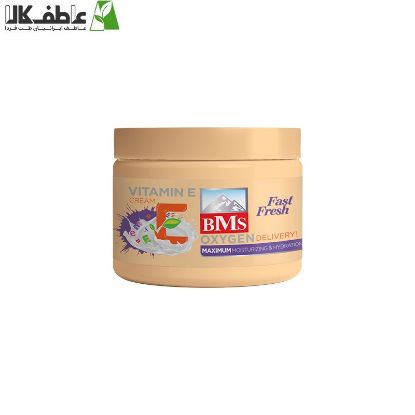 تصویر  کرم مرطوب کننده ویتامین-E کاسه‌ای بی.ام.اس
