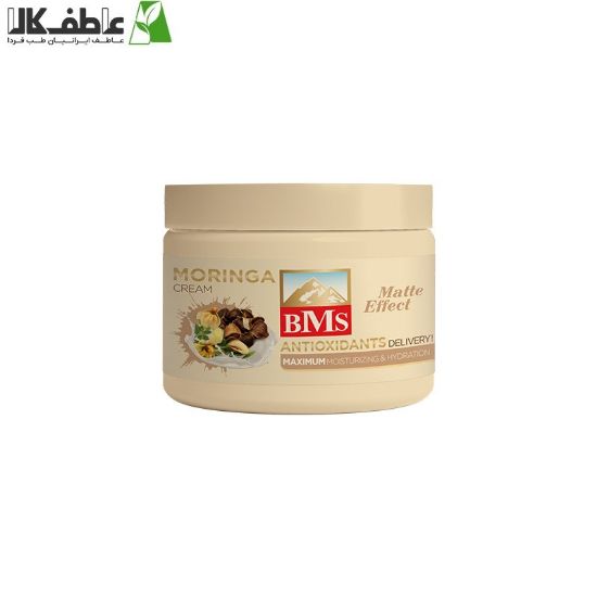 تصویر  کرم مرطوب کننده عصاره مورینگا کاسه‌ای بی.ام.اس