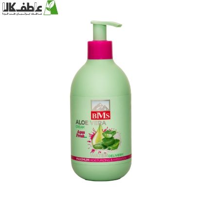 تصویر  کرم مرطوب کننده  آلوئه ورا  پمپی بی.ام.اس