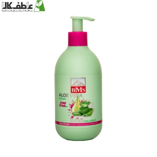 تصویر  کرم مرطوب کننده  آلوئه ورا  پمپی بی.ام.اس