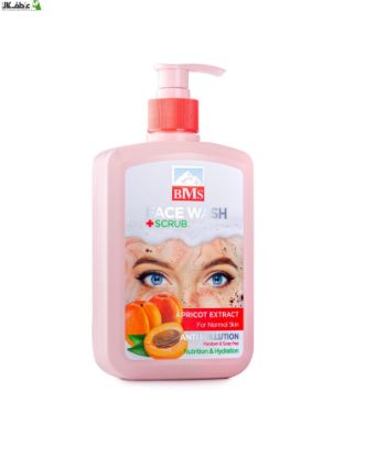 تصویر  ژل شستشوی صورت بی.ام.اس حاوی اسکراب عصاره زرد آلو