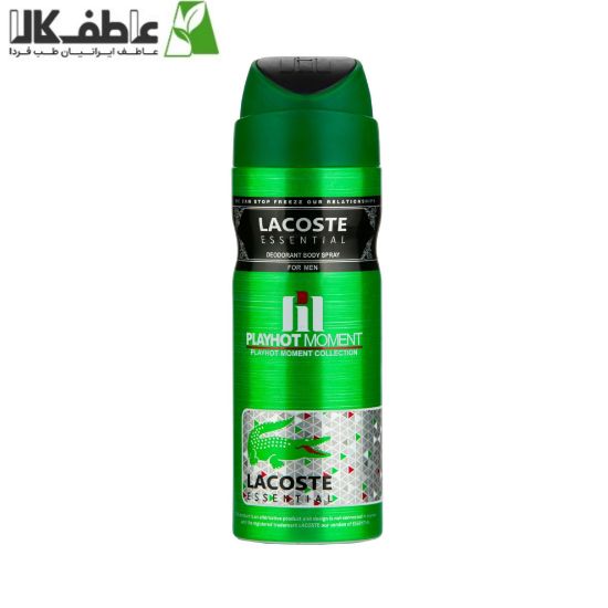 تصویر  اسپری خوشبوکننده بدن مردانه LACOSTE پلی‌‌هات مومنت