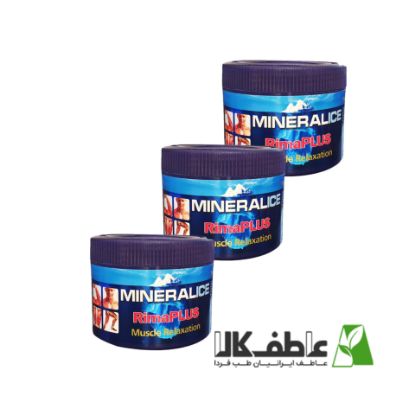 تصویر  ژل ضد درد مینرال آیس ریما پلاس کاسه ای ۲۰۰ گرمی مجموعه 3 عددی